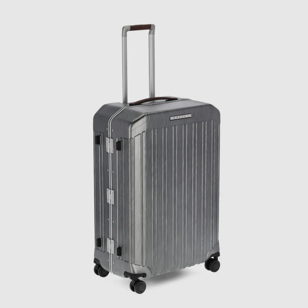 Средний жёсткий чемодан на 4 колёсах с замком TSA Piquadro BV4427PQLM/NCU, чёрныйphoto1