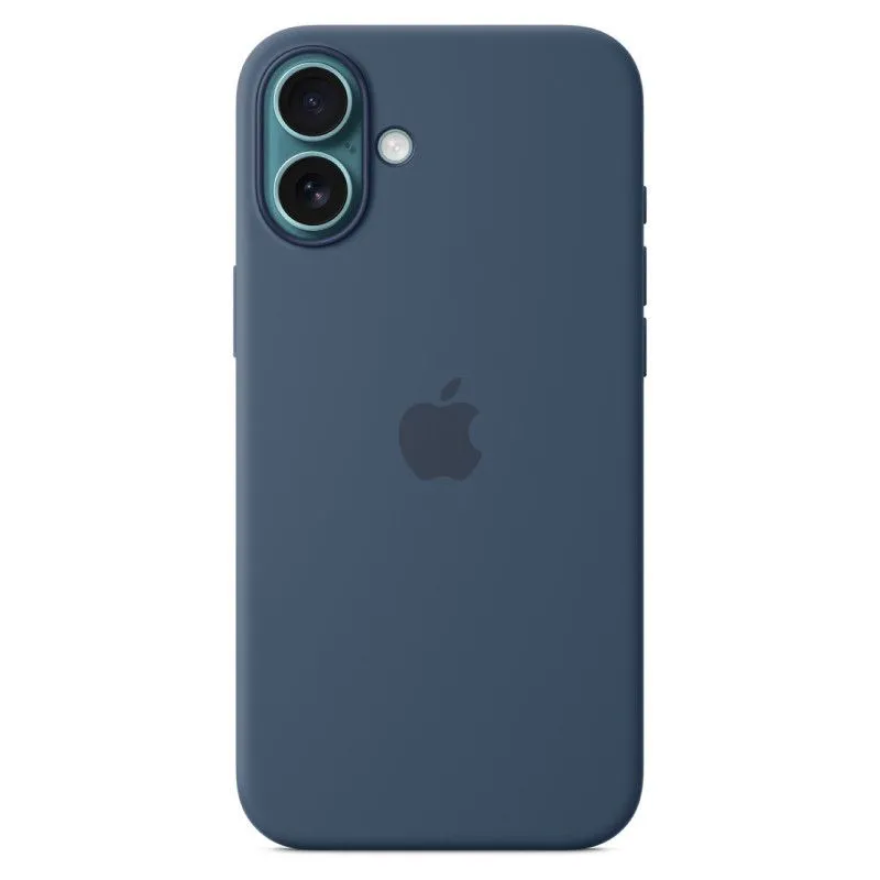 Силиконовый чехол MagSafe для iPhone 16 Plus Денимphoto1