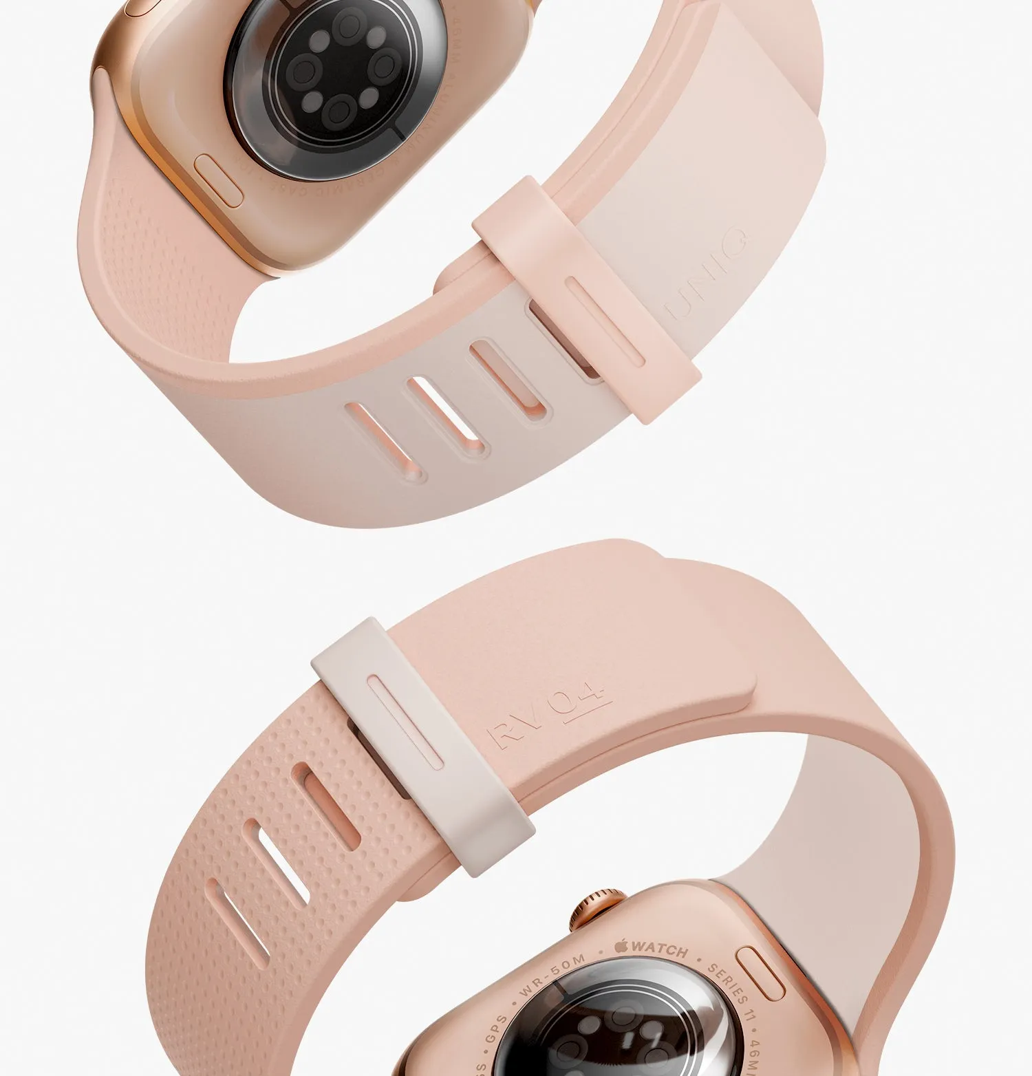 Ремешок UNIQ Revix IV для Apple Watch 42/41/40 мм, розовый (Petalpink Mistyrose)photo39