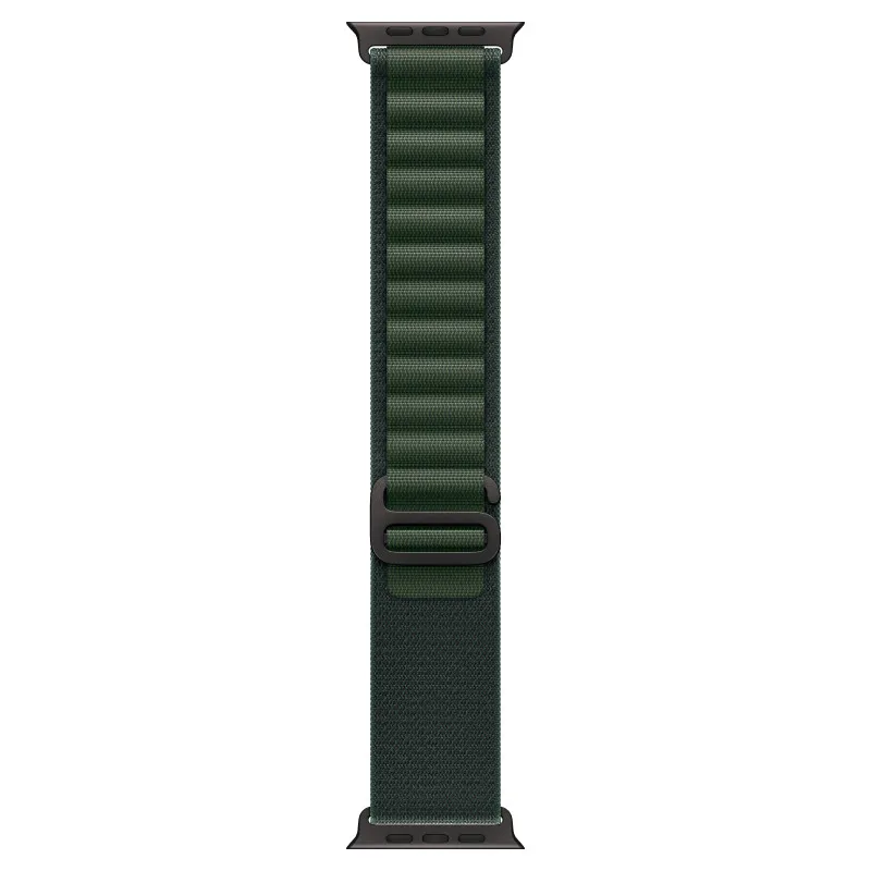 Apple Watch Ultra 2024 GPS + Cellular, 49 мм корпус из титана цвета Черный титан, ремешок Alpine темно-зеленого цветаphoto3
