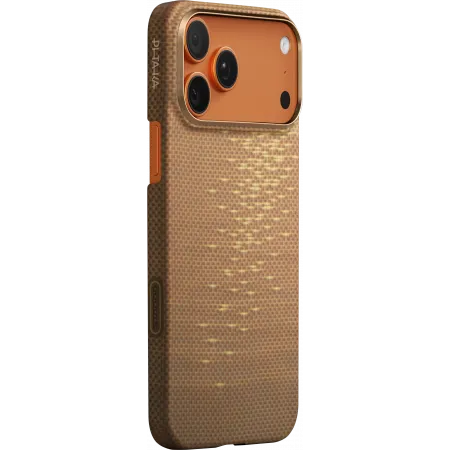 Ультра тонкий чехол Pitaka (PitaTap™) для iPhone 17 Pro Max, Золотойphoto0