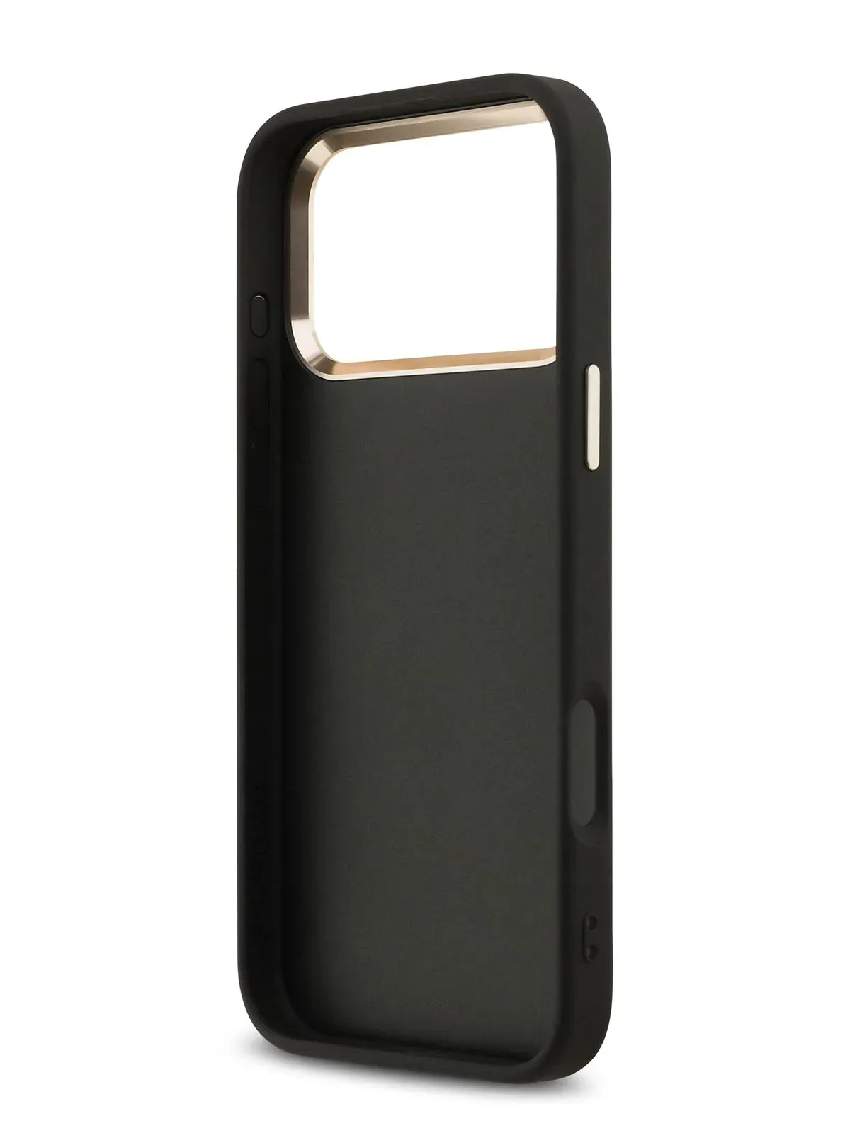Чехол Guess на iPhone 17 Pro, черный,  PU Leather, metal logophoto6