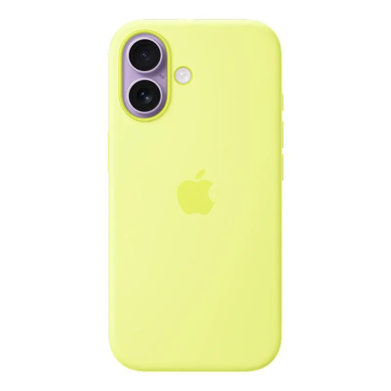 Силиконовый чехол для iPhone 17 (Neon Yellow) Неоновый желтыйphoto1