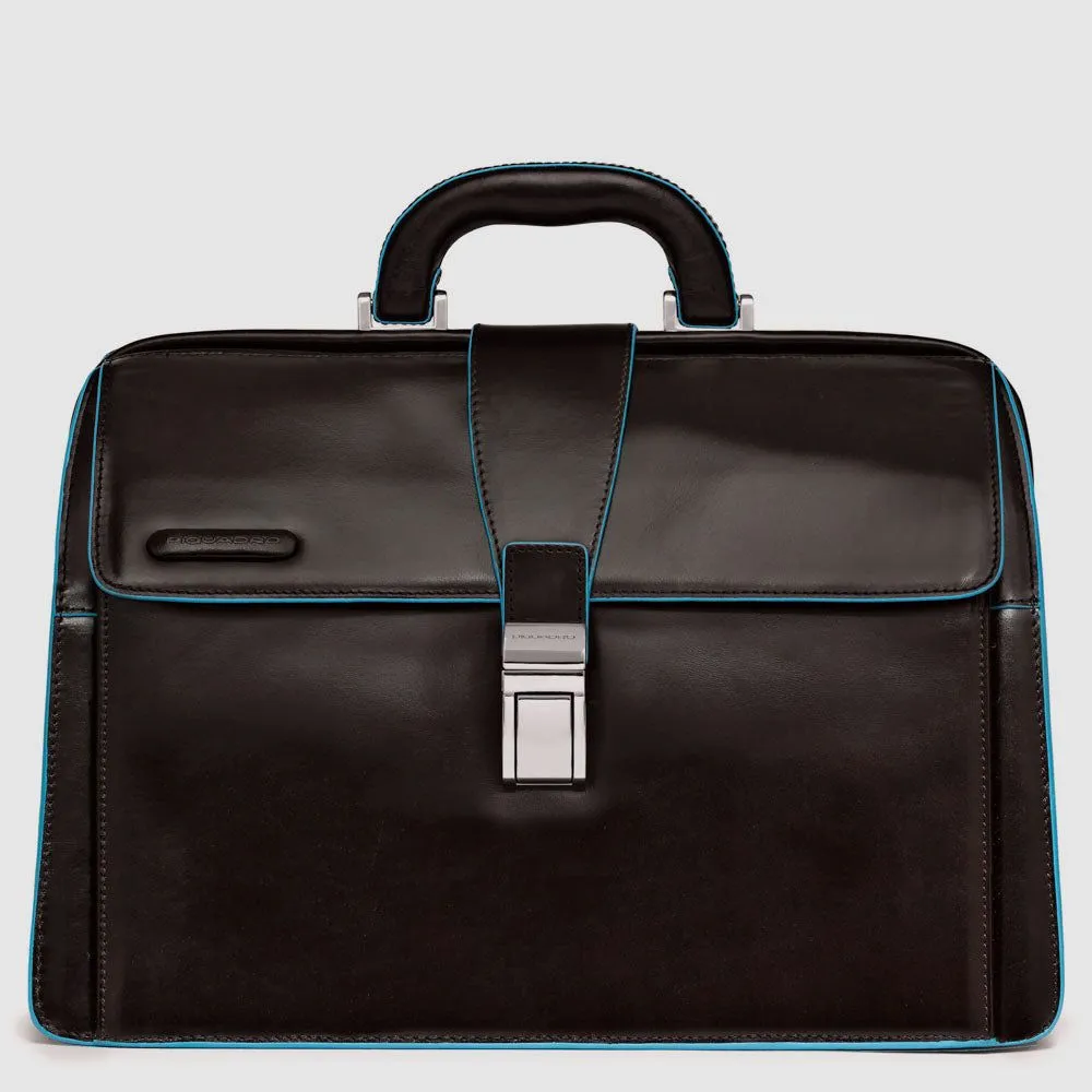 Кожаный саквояж Blue Square с отделением для iPad Piquadro CA2007B2/MO, коричневыйphoto0