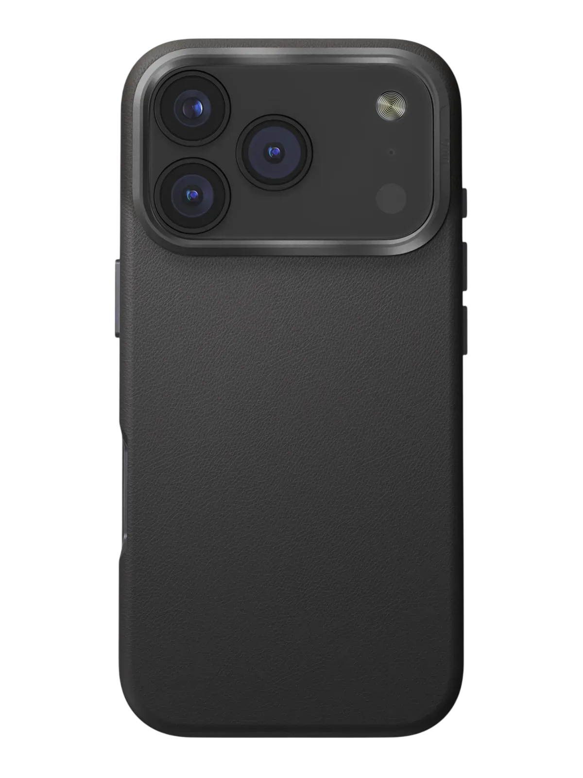 Чехол Uniq на iPhone 17 Pro, Lyden MagSafe, из премиальной экокожи, с металлической защитой камеры, черныйphoto0