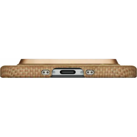 Ультра тонкий чехол Pitaka (PitaTap™) для iPhone 17, Золотойphoto2
