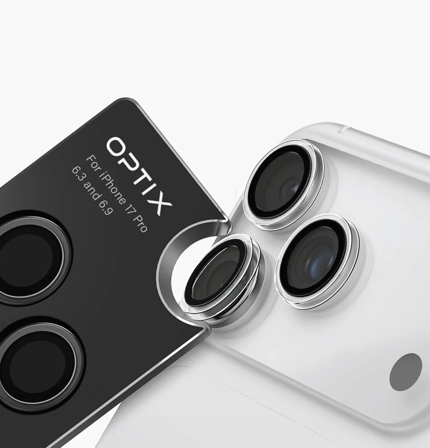 Защита камеры UNIQ Optix ClearShield Crystal-Clear для iPhone 17 Pro & iPhone 17 Pro Maxphoto5