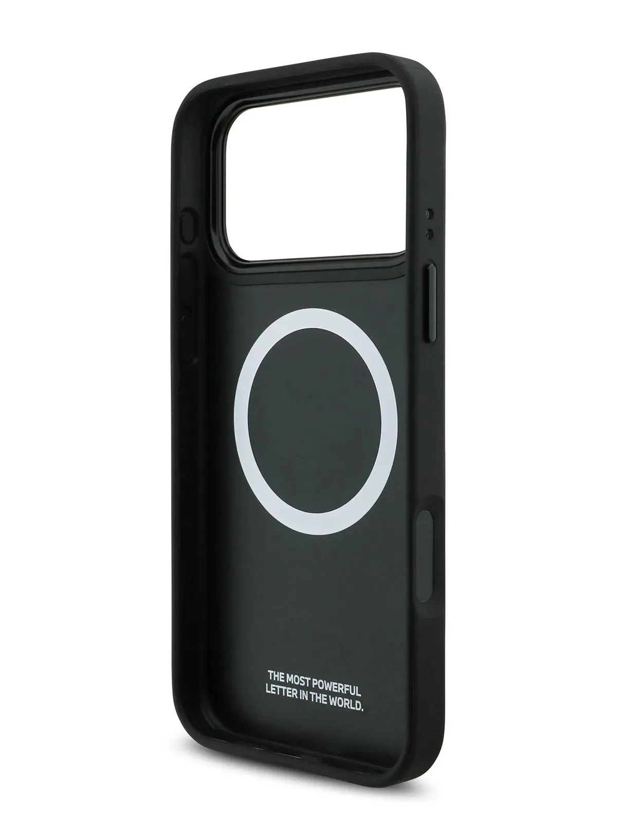 Чехол BMW на iPhone 17 Pro Max, PU Quilted MagSafe, из стеганой экокожи, с металлическим логотипом и рамкой для камеры, M-series, черныйphoto5