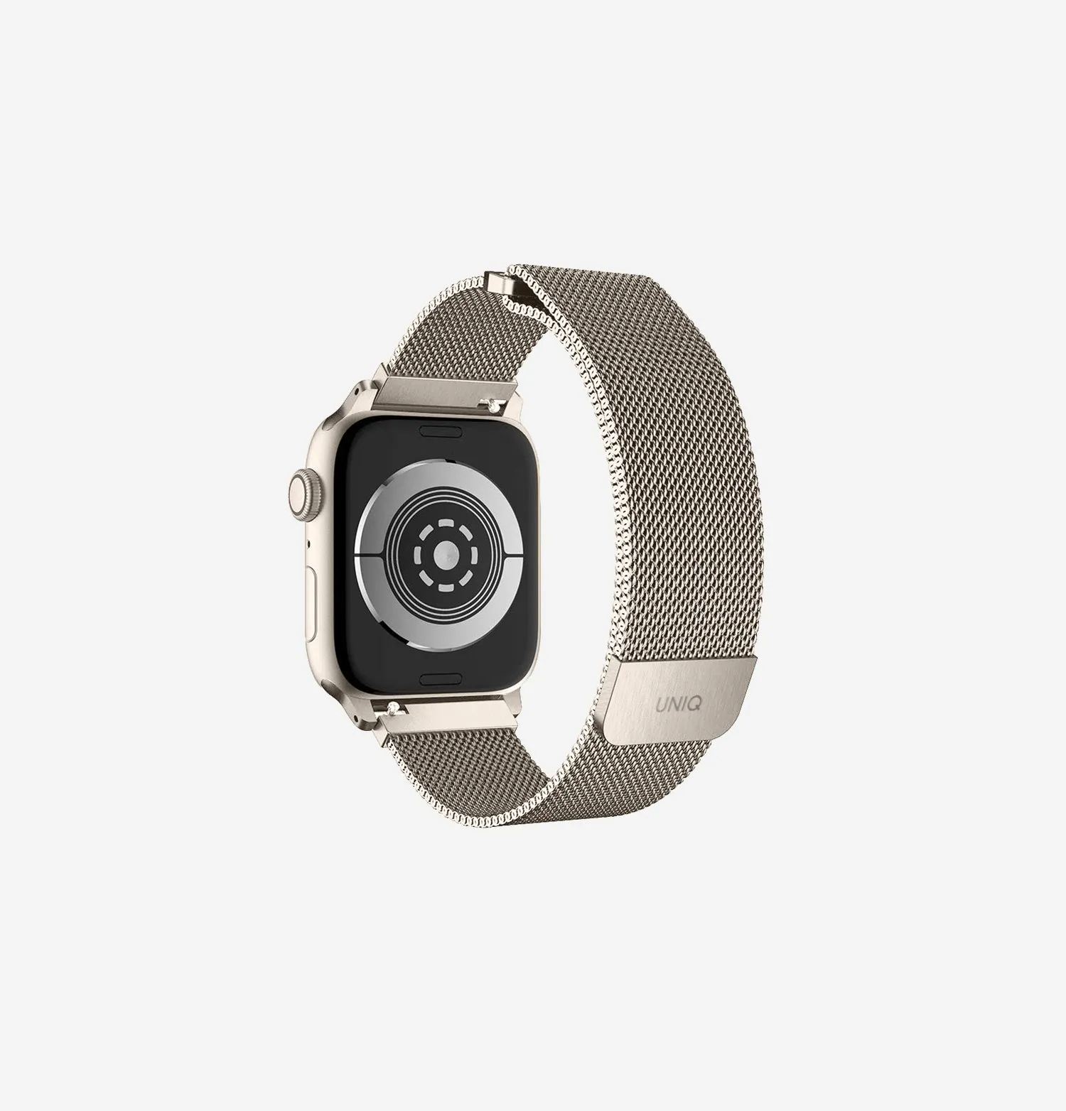 Ремешок UNIQ Dante для Apple Watch 46/45/44 мм, бежевый (Starlight)photo9