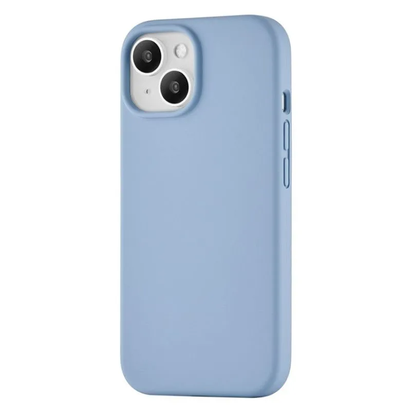 Силиконовый чехол uBear Touch Mag Case для iPhone 15 Plus Голубойphoto1