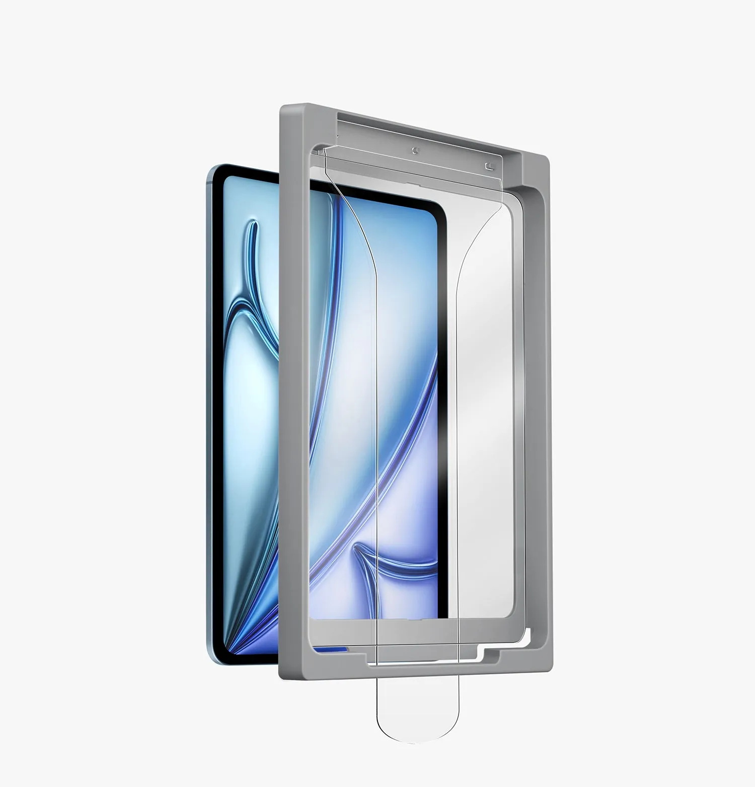 Защитное стекло UNIQ Optix EXOFit™ Clear Glass для iPad Air 11" M2-M3 (2024)photo0