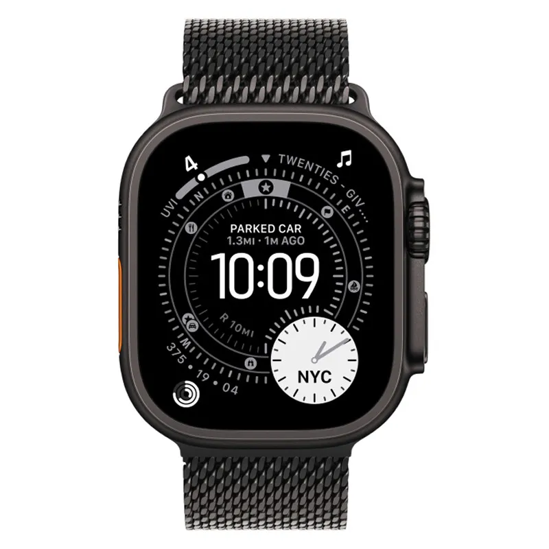 Apple Watch Ultra 3, 49 мм корпус из титана цвета Черный титан, браслет миланская петляphoto1