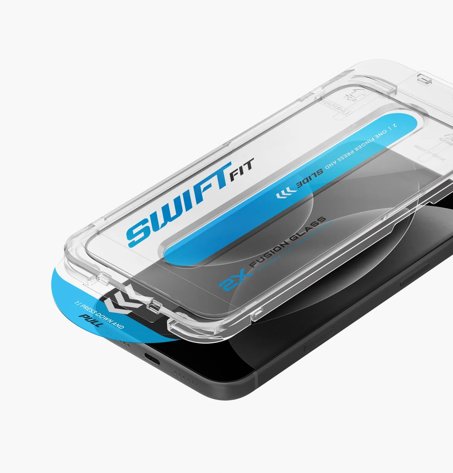 Защитное стекло UNIQ Optix SwiftFit™ Vivid для iPhone 18 Pro Maxphoto2