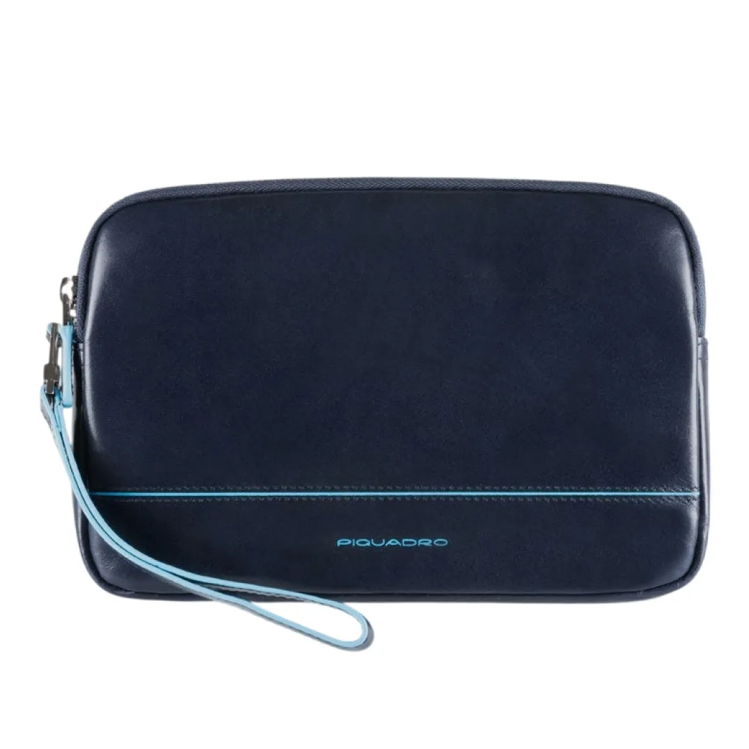 Клатч с двумя отделениями Piquadro Blue Square AC3944B2/BLU2, синийphoto0