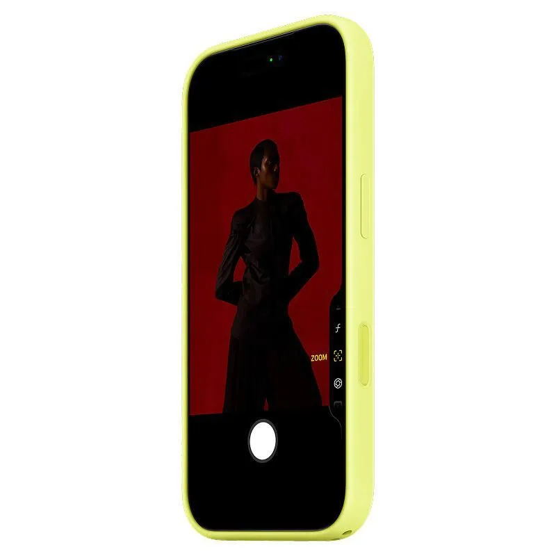 Силиконовый чехол для iPhone 17 Pro Max (Neon Yellow) Неоновый желтыйphoto3