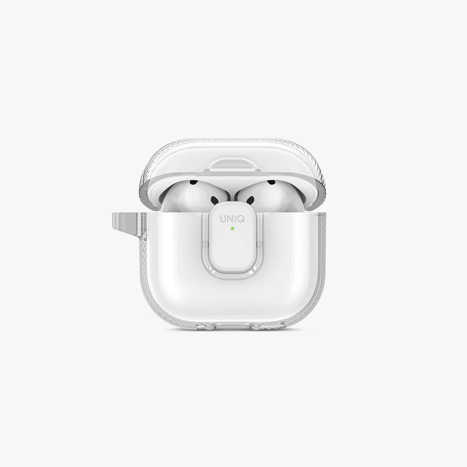 Чехол UNIQ Glase Pro для AirPods 4 / AirPods 5, прозрачный (Crystal Clear)photo0