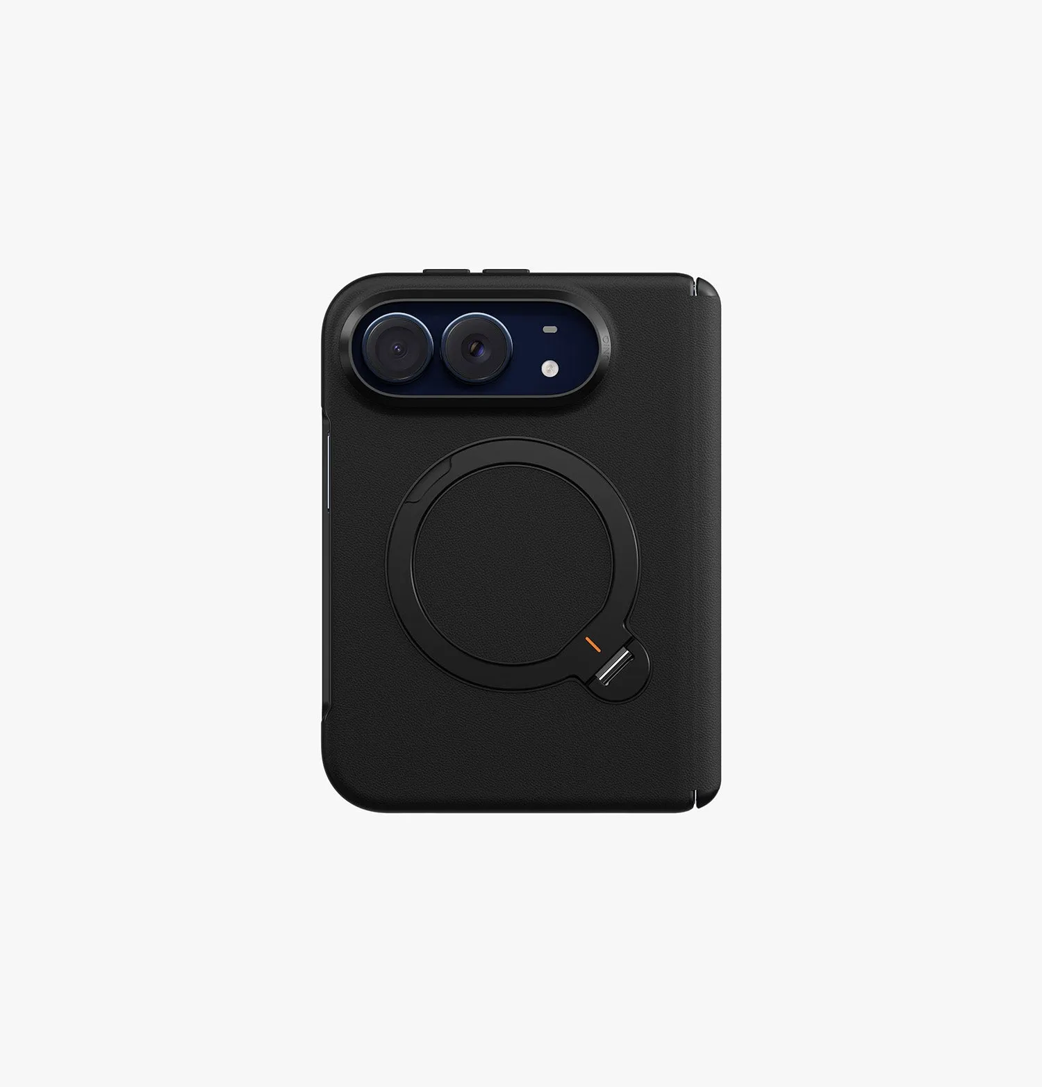 Чехол UNIQ Elix Q-Fold 360 Leather для iPhone Duo, коричневый (caramel)photo9
