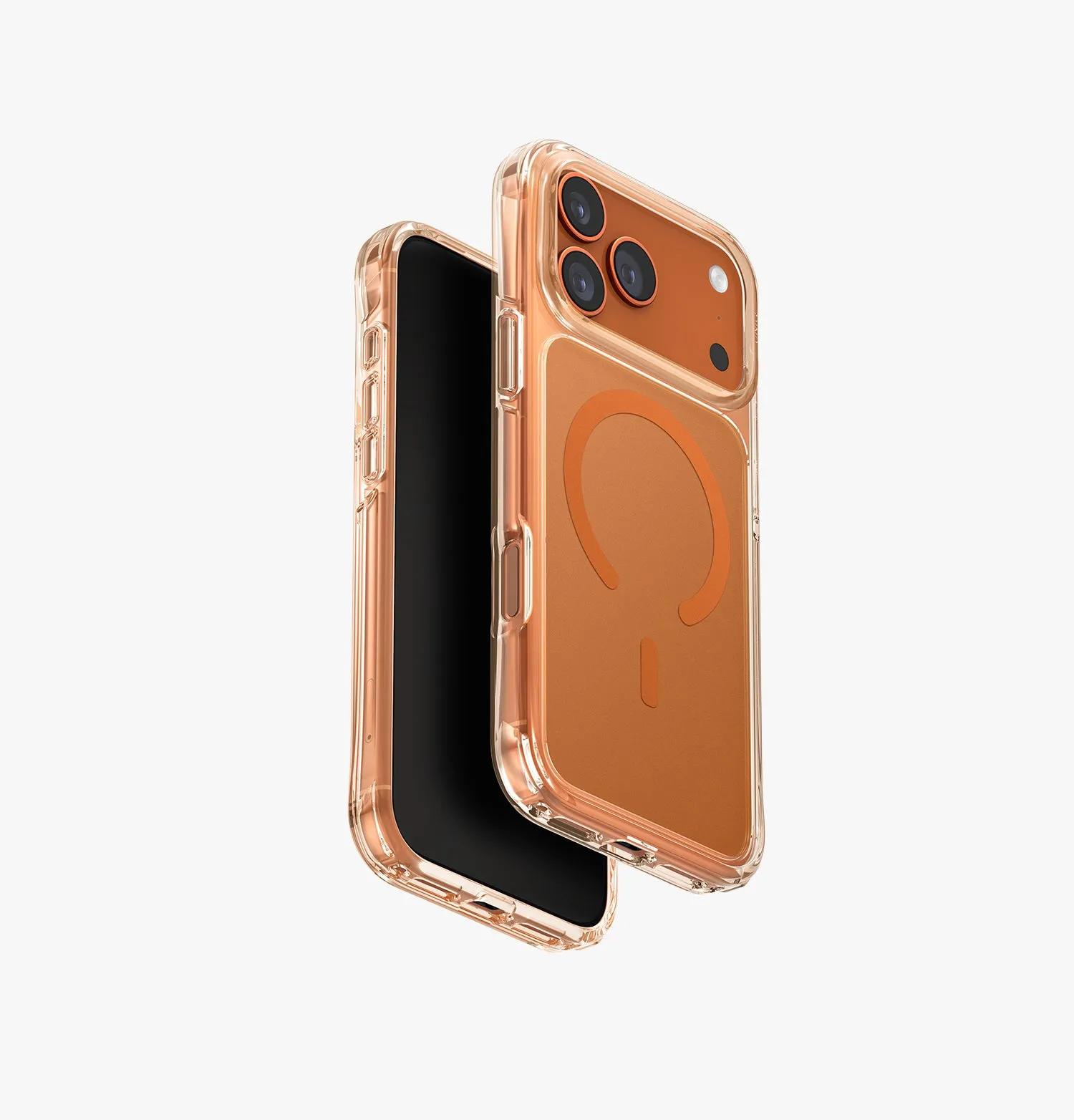Чехол UNIQ LifePro Xtreme Anti-Fingerprint для iPhone 17 Pro Max, оранжевый (Volt Orange)photo0