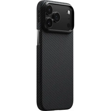 Ультра тонкий чехол Pitaka для iPhone 17 Pro Max, Черныйphoto0