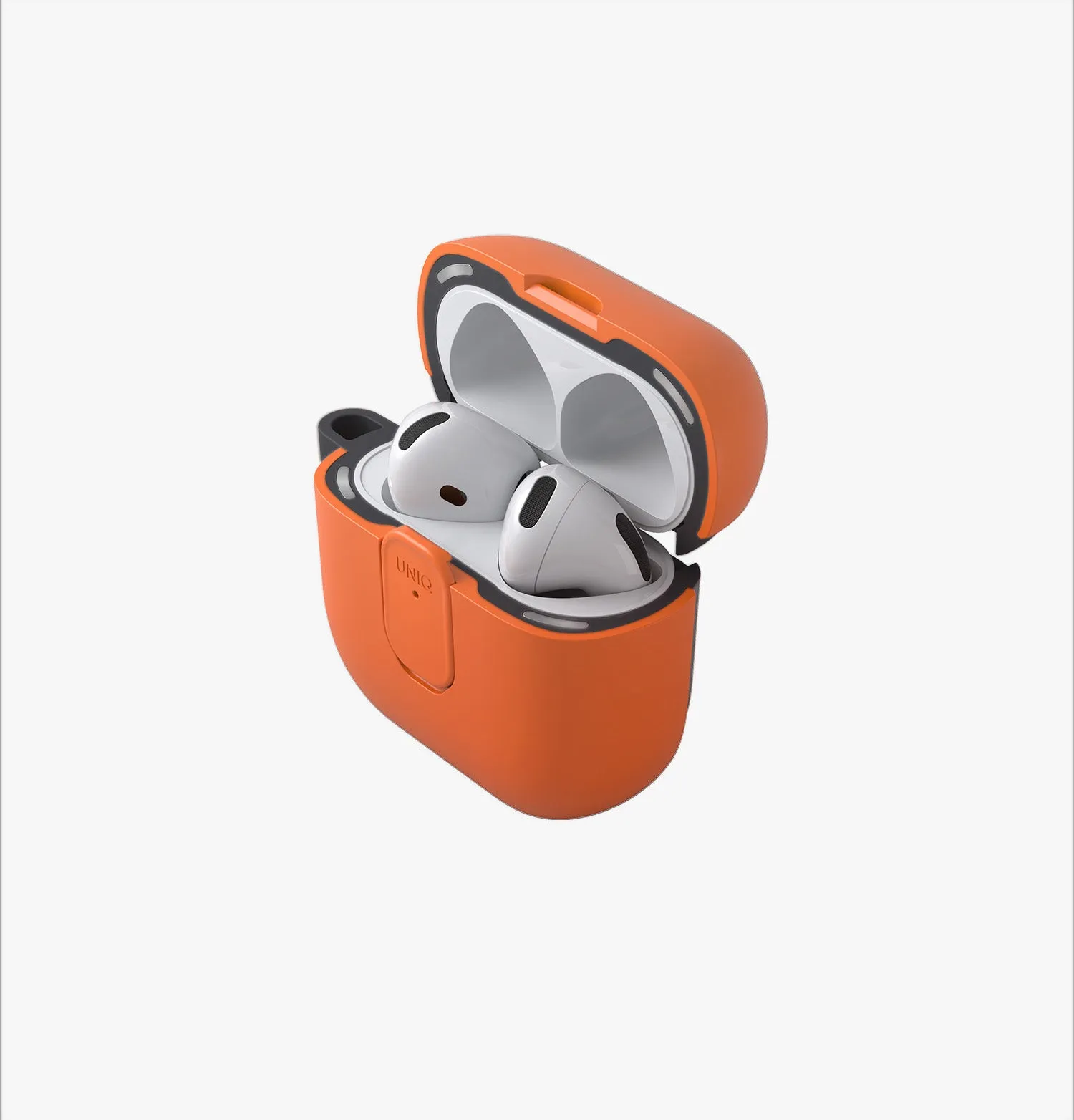 Чехол UNIQ Clyde для AirPods 4 / AirPods 5, черный (charcoal darkgrey)photo8