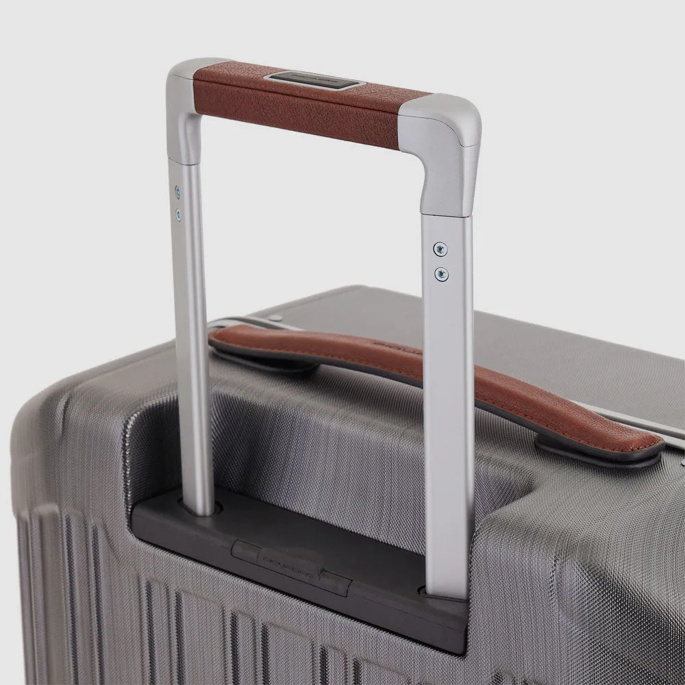 Чемодан для ручной клади из поликарбоната с замком TSA Piquadro BV4425PQLM/NCU, чёрныйphoto3