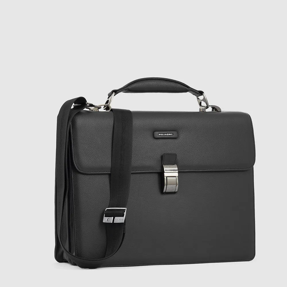 Кожаный портфель для ноутбука 14" Modus Speciale Piquadro CA1152MOS/N, чёрныйphoto1