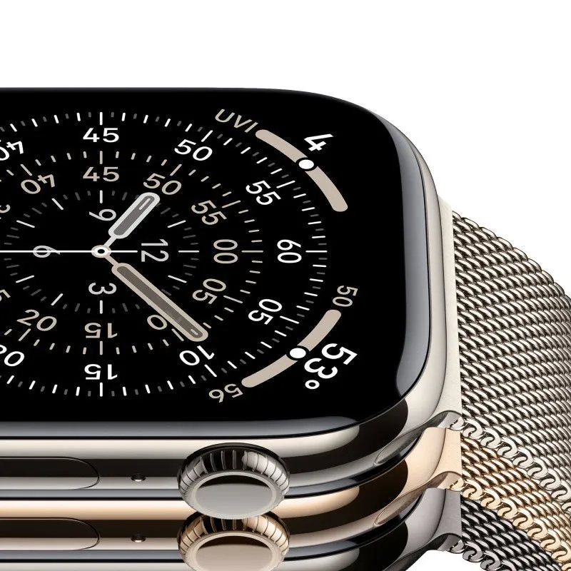Apple Watch Series 11, 42 мм корпус из титана цвета Натуральный титан, браслет миланская петляphoto2