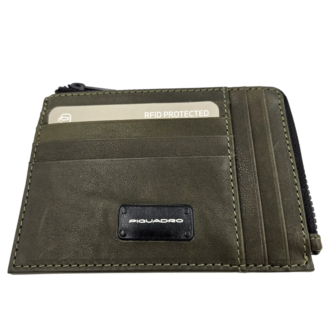 Картхолдер Piquadro Harper PU1243APR/VETM, зеленыйphoto3