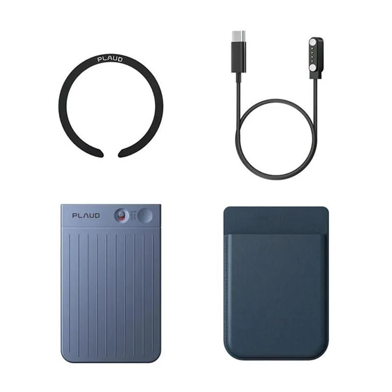 Диктофон с искусственным интеллектом Plaud Note 64 ГБ Синийphoto2