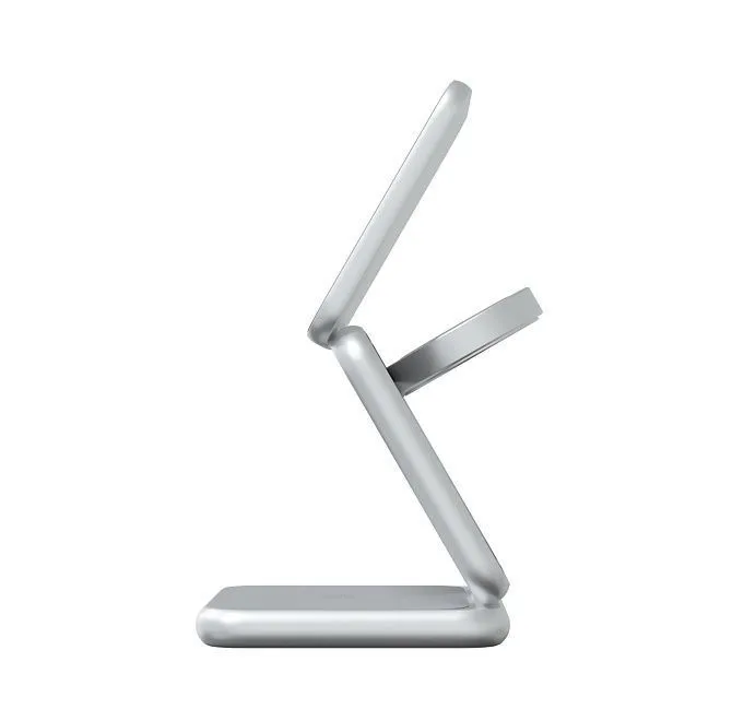 Зарядная станция Magssory Fold Pro 3 в 1 Silverphoto3