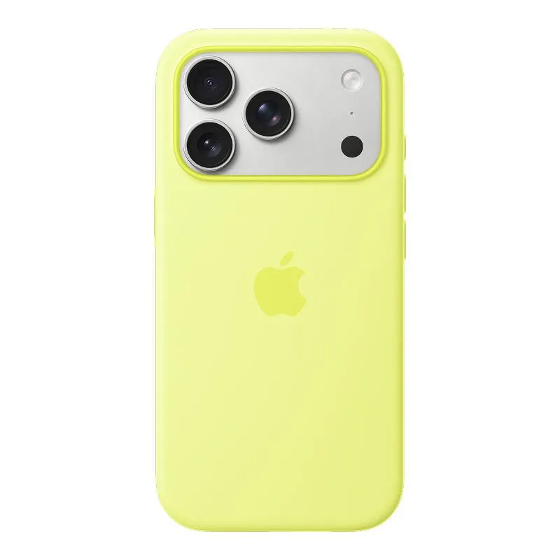 Силиконовый чехол для iPhone 17 Pro (Neon Yellow) Неоновый желтыйphoto1