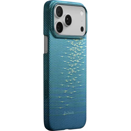 Ультра тонкий чехол Pitaka (PitaTap™) для iPhone 17 Pro Max, Голубойphoto0