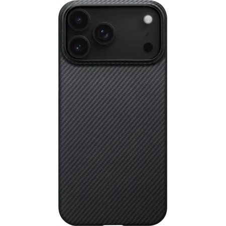 Ультра тонкий чехол Pitaka для iPhone 17 Pro Max, Черныйphoto1