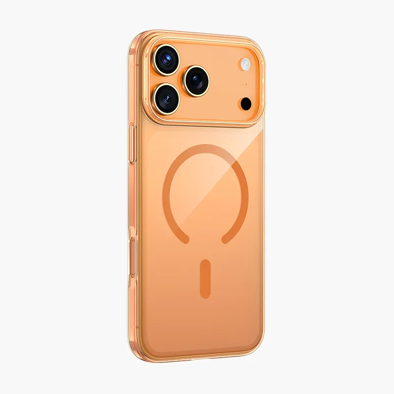 Чехол защитный KEEPHONE X-CRYSTAL MagSafe для iPhone 17 Pro / iPhone 18 Pro, оранжевыйphoto0