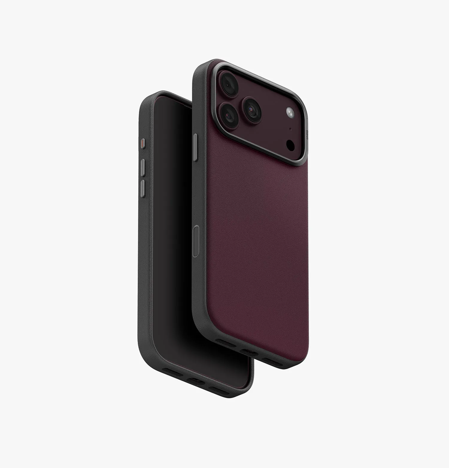 Чехол UNIQ Lyden DS для iPhone 18 Pro Max, бордовый (deep maroon)photo0