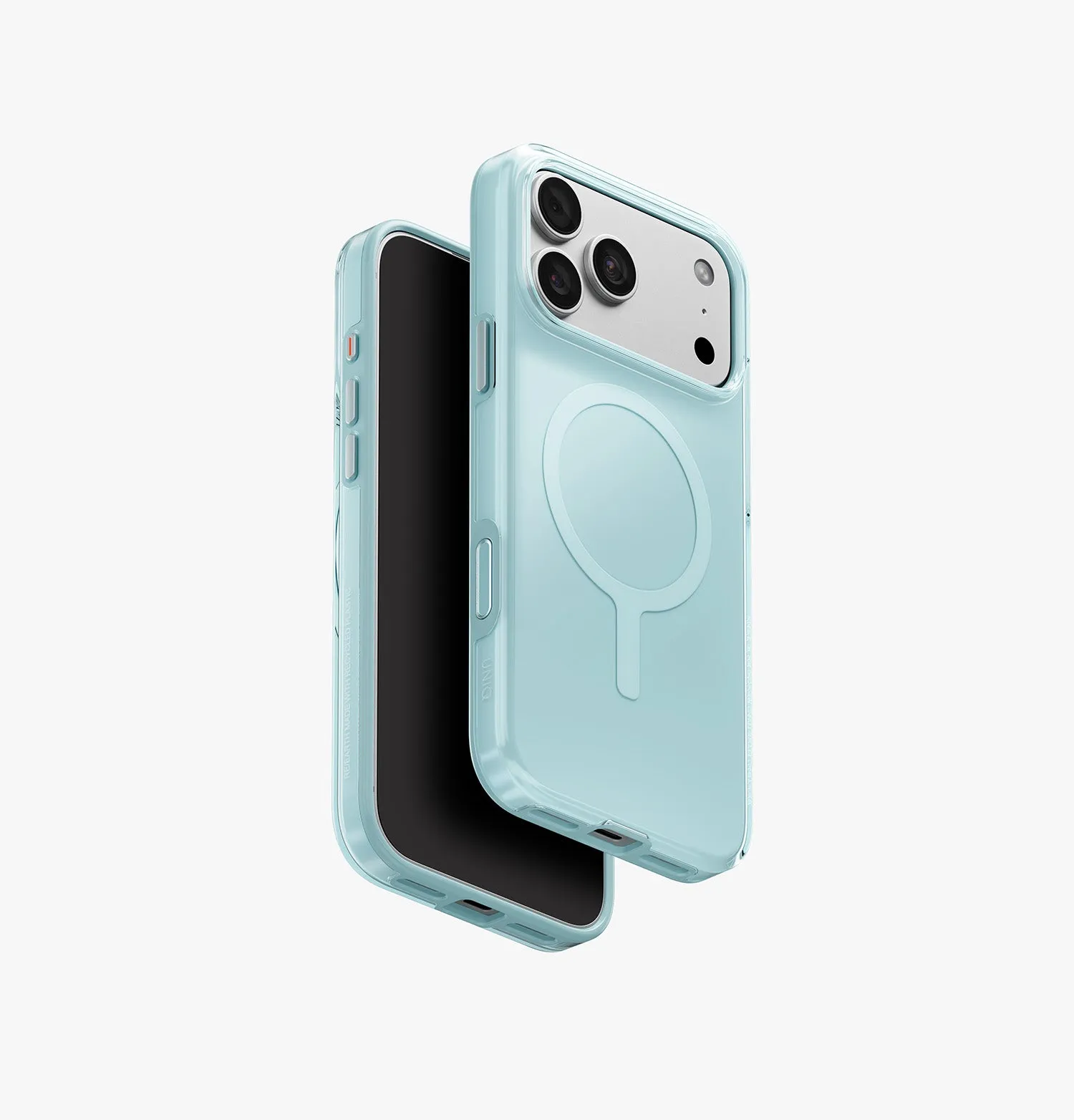 Чехол UNIQ Clario для iPhone 18 Pro Max, синий (cool blue)photo1