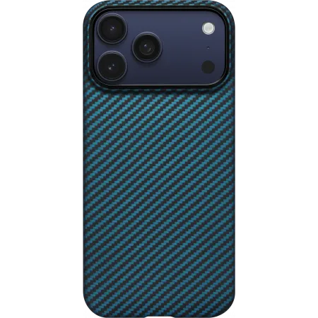 Ультра тонкий чехол Pitaka iPhone 17 Pro, Синийphoto1