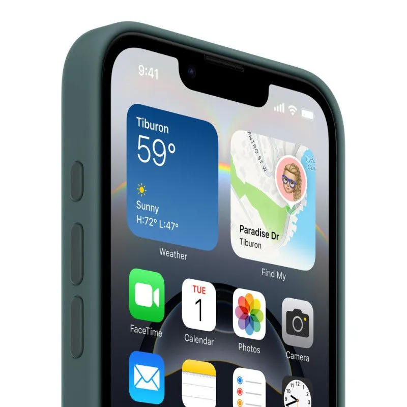 Силиконовый чехол для iPhone 16e/17e Зеленое озероphoto2