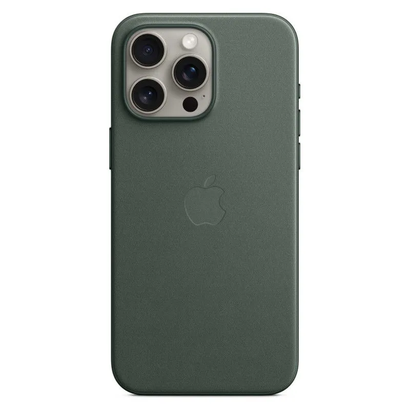 Чехол FineWoven MagSafe для iPhone 15 Pro Max Зеленыйphoto0