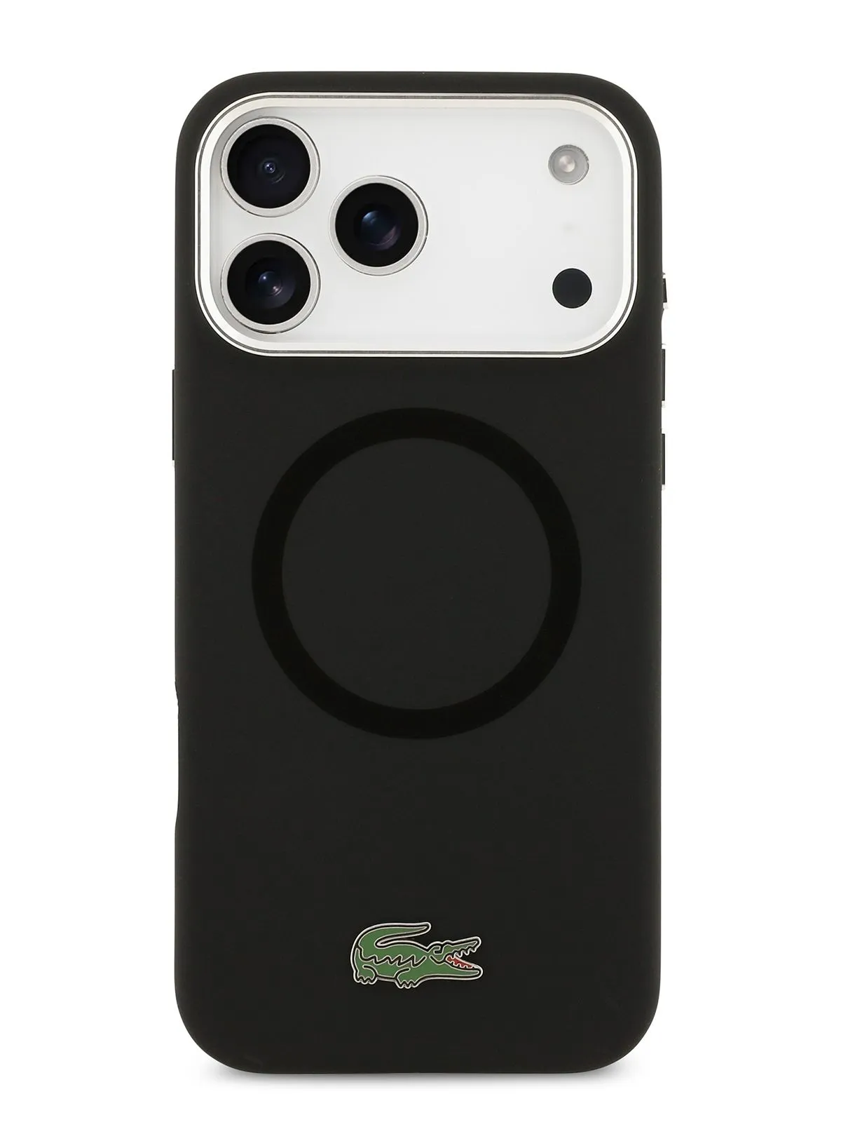 Чехол Lacoste для iPhone 17 Pro Max Liquid silicone, Черный (MagSafe)photo1