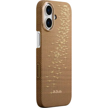 Ультра тонкий чехол Pitaka (PitaTap™) для iPhone 17, Золотойphoto0