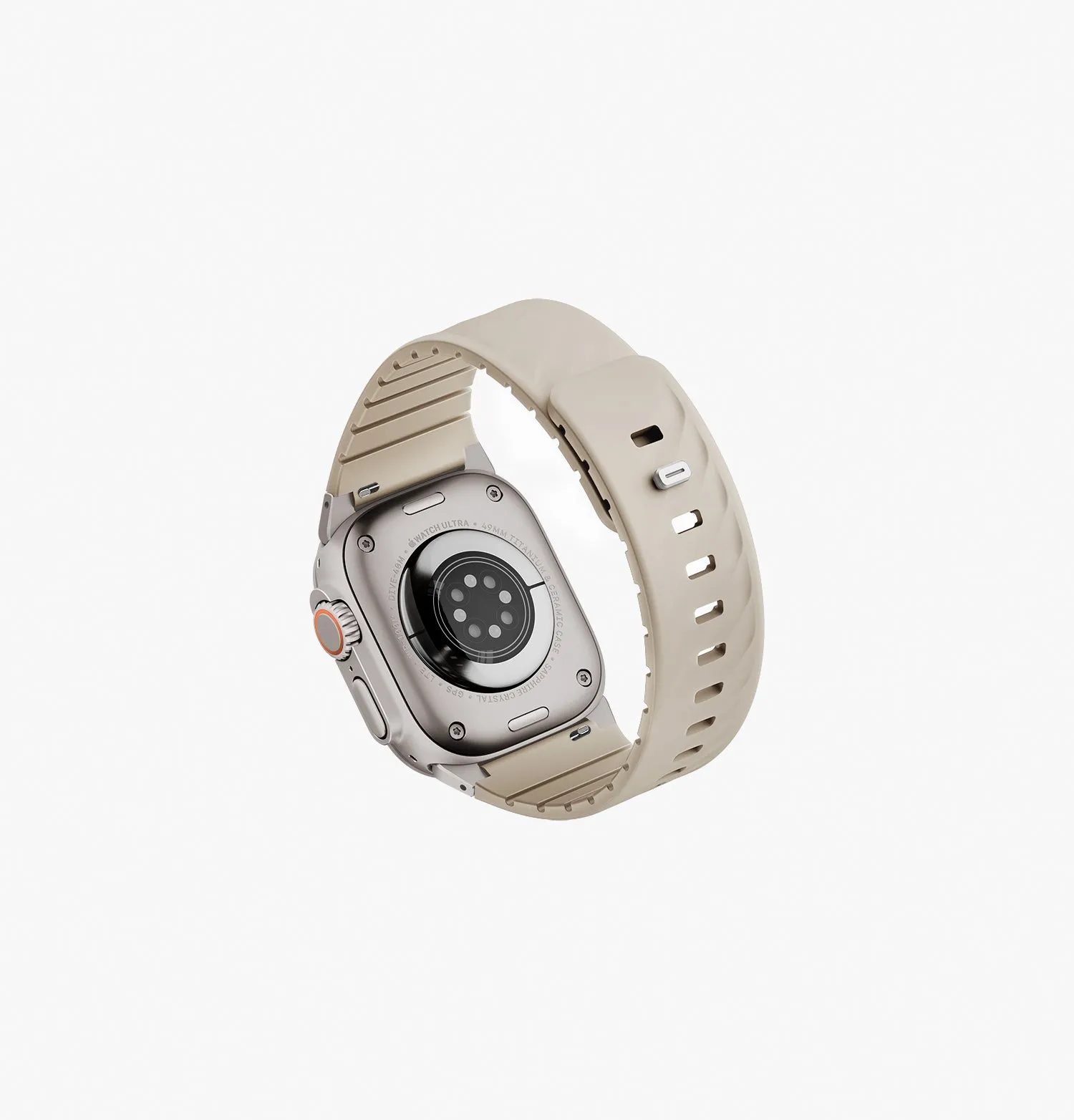 Ремешок UNIQ Fluo для Apple Watch 49/46/45/44/42/41/40 мм, оранжевый (Volt Orange)photo10