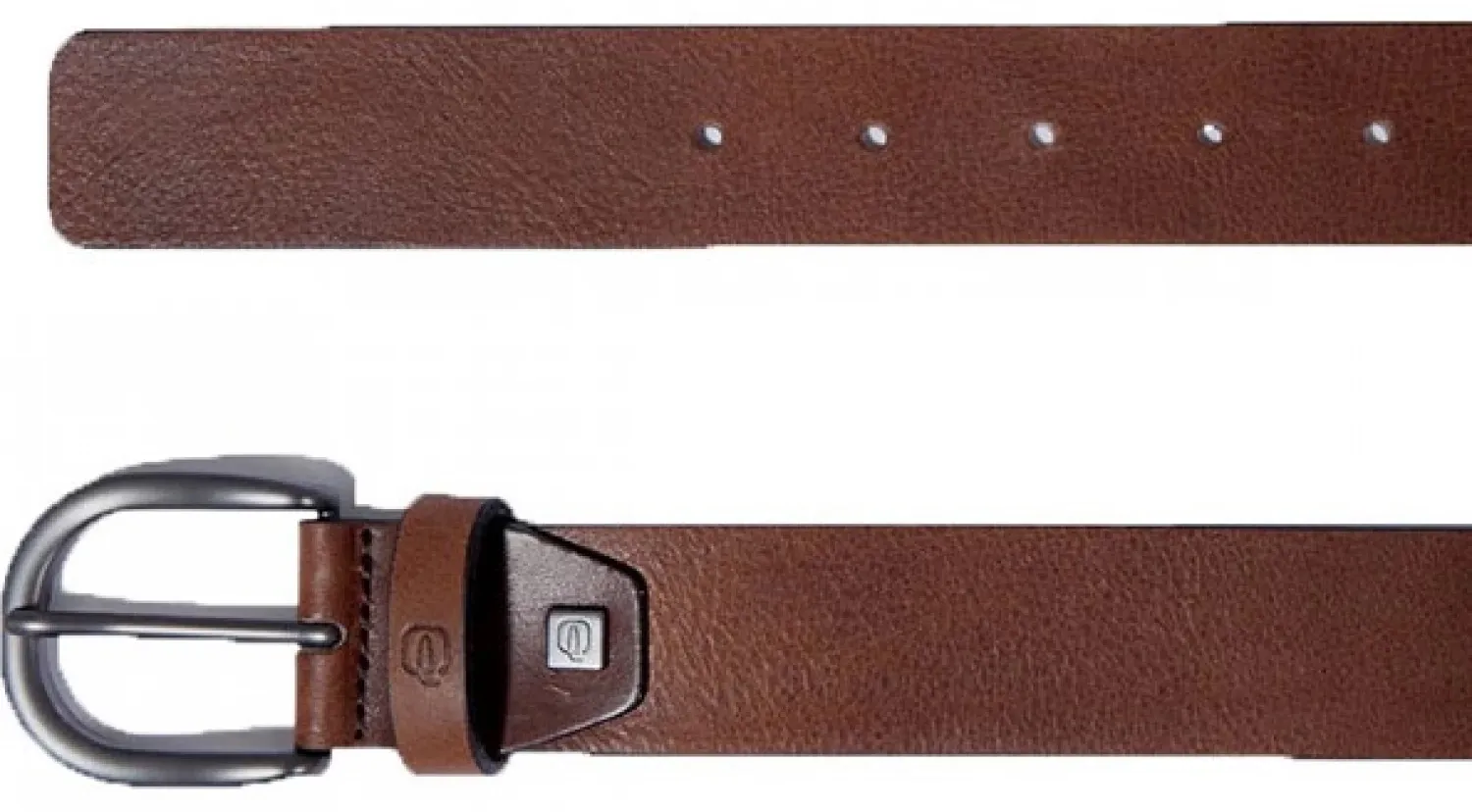 Ремень из гладкой кожи Piquadro Black square CU6522B3/TM, коричневыйphoto1