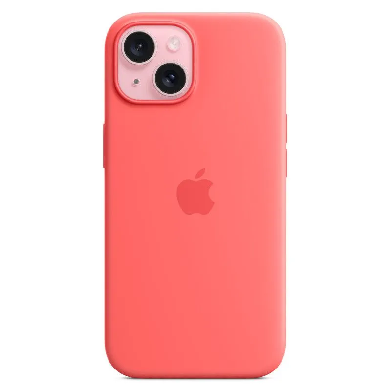 Силиконовый чехол MagSafe для iPhone 15 Гуаваphoto1