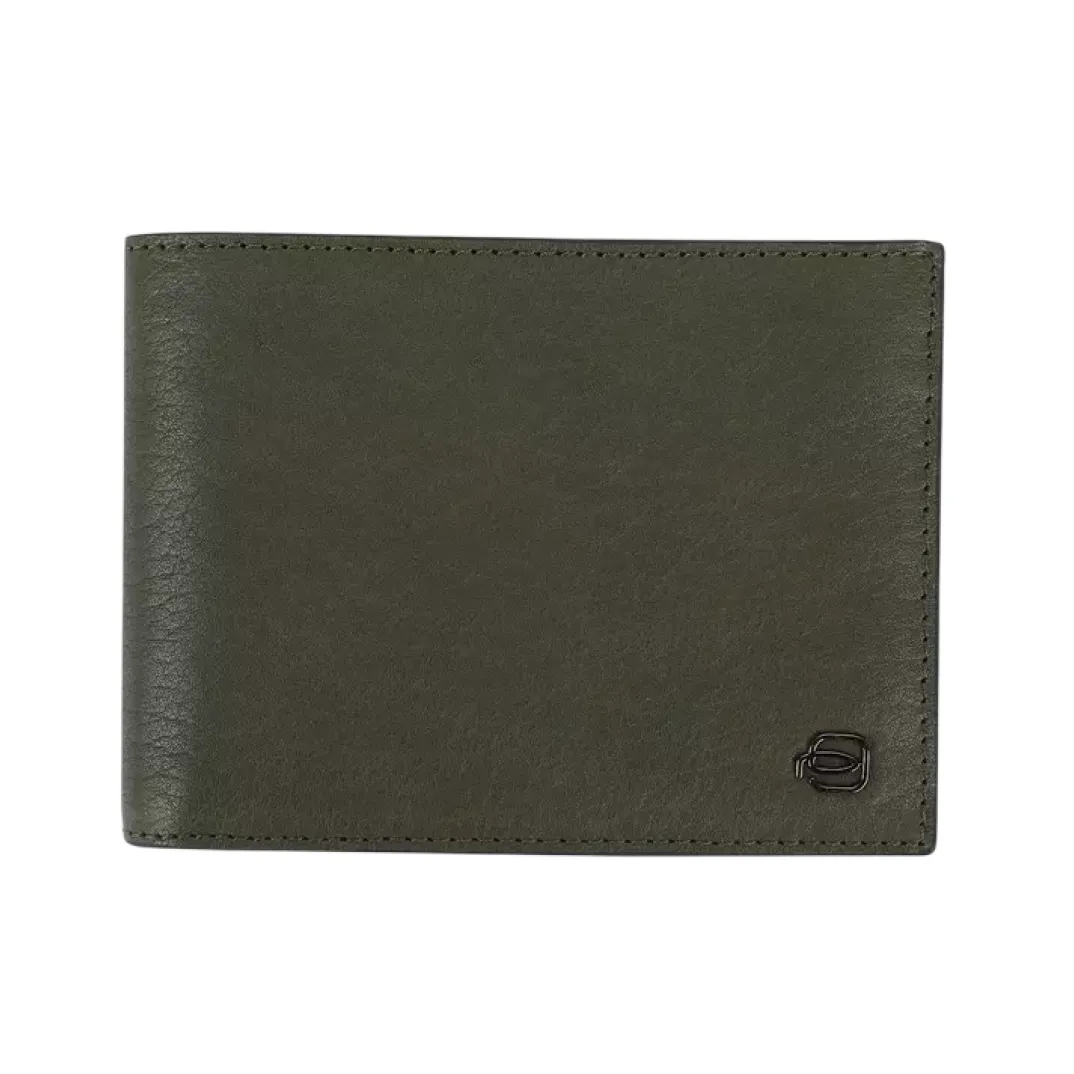 Компактное складное портмоне Piquadro Black square PU257B3R/VE, зеленыйphoto0