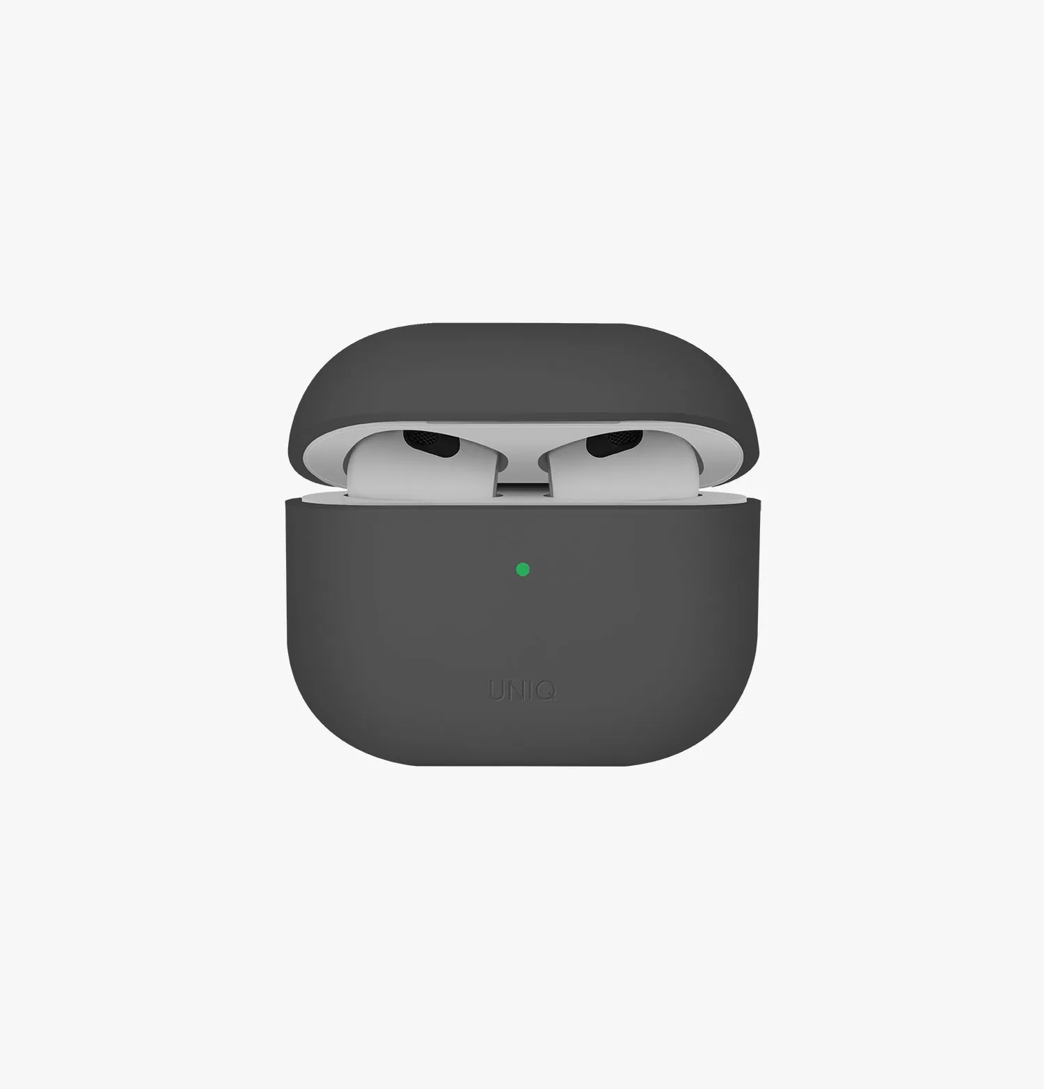 Чехол UNIQ Lino для AirPods 4 / AirPods 5, серый (Grey)photo0