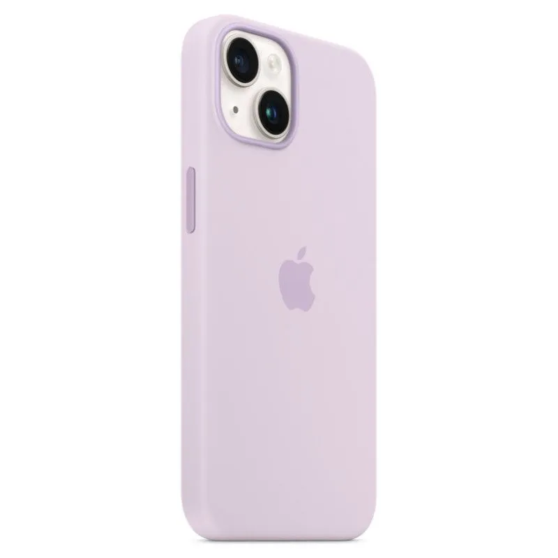Силиконовый чехол MagSafe для iPhone 14 Сиреньphoto4