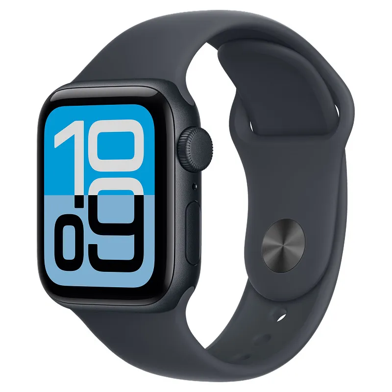 Apple Watch SE 3, 40 мм корпус из алюминия цвета Темная ночь, спортивный ремешок цвета Темная ночьphoto0