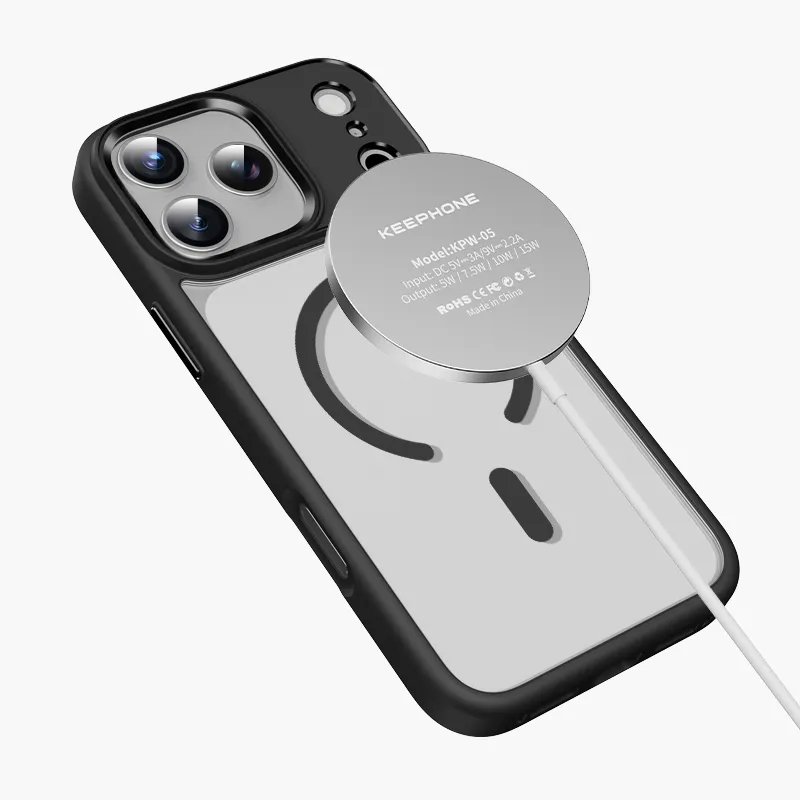 Чехол защитный KEEPHONE ARMOR GRIP для iPhone 17 Pro / iPhone 18 Pro, серыйphoto6