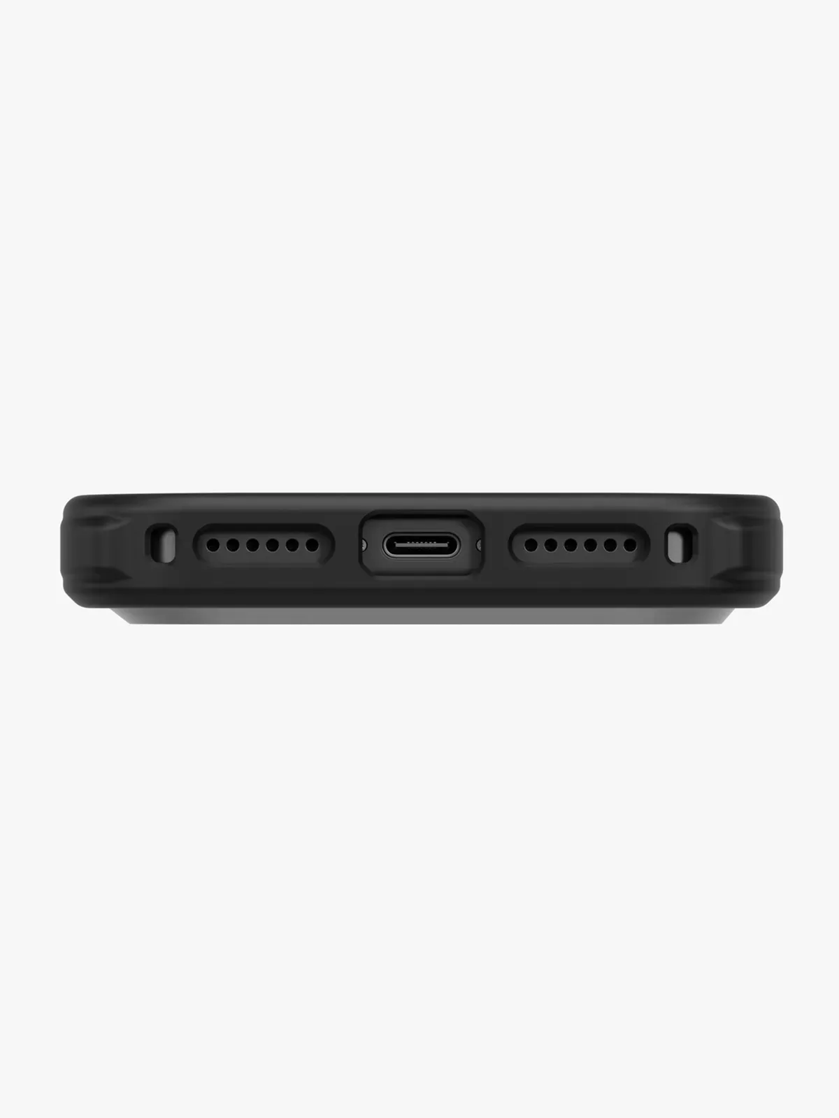 Чехол Uniq на iPhone 17 Pro Max, KEVA MagSafe, ударопрочный из кевлара, с алюминиевой защитой камеры, матовый под карбон, черныйphoto2